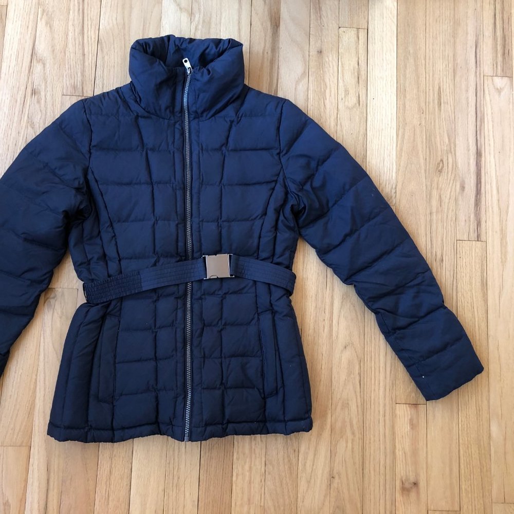 Cole Haan Navy Down Puffer Coat